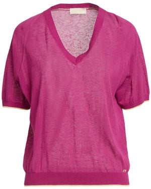 Momoní Jumper Cotton, Linen, Polyamide, Viscose, Metallic Fibre - Pink