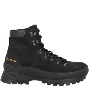 Common Projects Ankle Boots Leather - Black