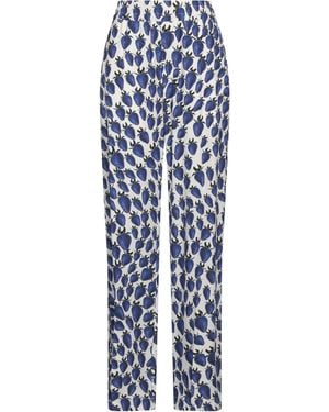 Burberry Trousers Viscose - Blue