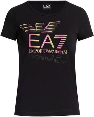 EA7 T-Shirt Cotton, Elastane - Black