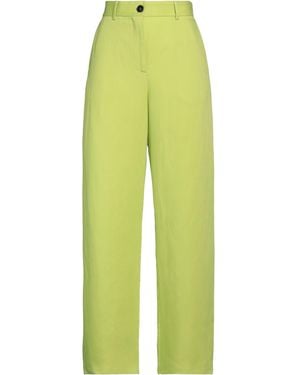 MSGM Trousers Linen, Tencel Lyocell - Yellow