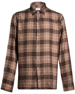 FAMILY FIRST Shirt Polyester, Viscose, Elastane - Brown
