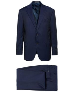 Corneliani Suit Virgin Wool - Blue