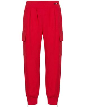 Moorer Trousers Cotton, Elastane - Red