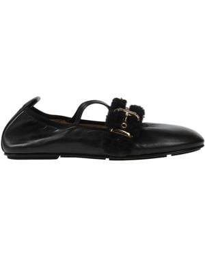 Wandler Ballet Flats - Black