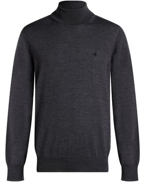 Brooksfield Turtleneck Virgin Wool - Blue