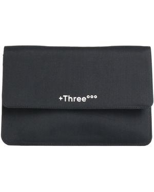 Three Floor Handbag Textile Fibers - Black