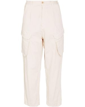 Semicouture Trousers Cotton, Elastane - White