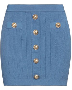 Balmain Mini Skirt - Blue