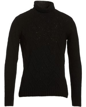 Moorer Rollkragenpullover - Schwarz