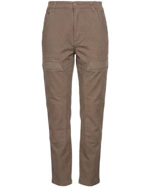 European Culture Trousers Cotton, Elastane - Grey