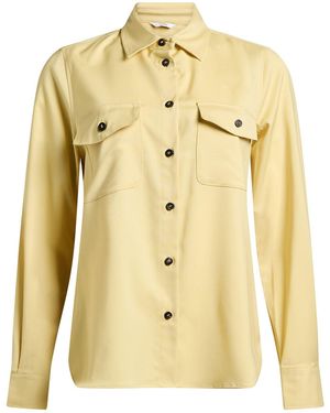 Cruna Shirt Virgin Wool, Elastane - Metallic