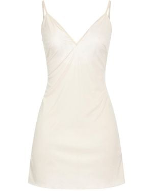 Aniye By Cream Mini Dress Polyamide, Cotton - White