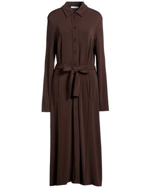Max Mara Midi Dress Viscose, Elastane - Brown