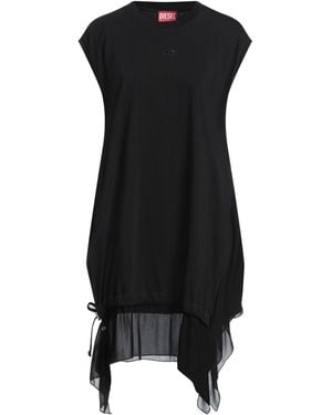 DIESEL Mini Dress Cotton, Rayon - Black