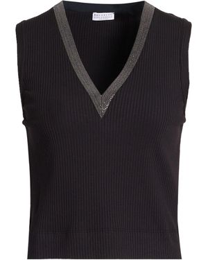 Brunello Cucinelli Top - Negro