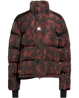 Courreges Burgundy Puffer Polyester - Brown