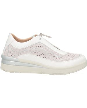 Stonefly Light Sneakers Leather, Synthetisches Material - White