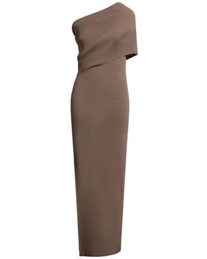 Rick Owens Maxi Dress Viscose, Polyester - Brown