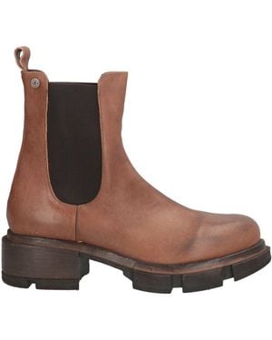 O.x.s. Botines De Caña Alta - Marrón