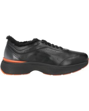 Santoni Sneakers Leather - Black