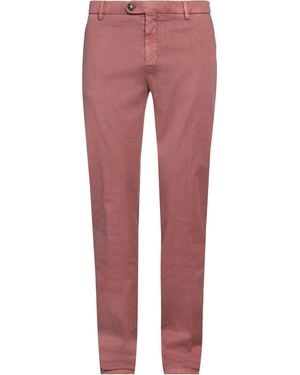 BARMAS Pants Linen, Cotton, Elastane - Red