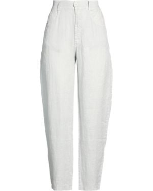 Crossley Light Trousers Linen - White