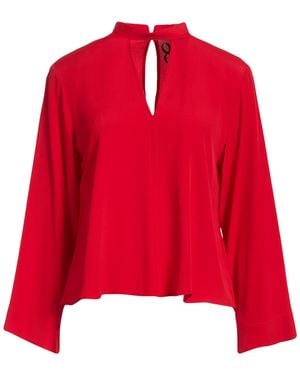 8pm Top Acetate, Silk - Red