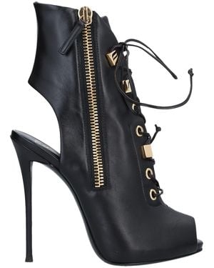 Giuseppe Zanotti Ankle Boots Soft Leather - Black