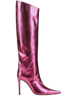 Alexandre Vauthier Boot Textile Fibers - Pink