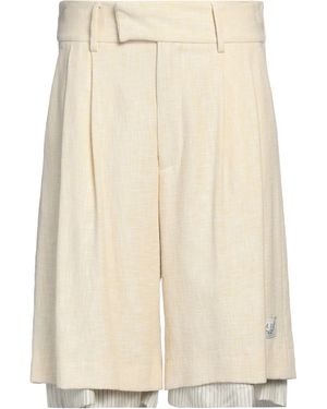 Amiri Shorts & Bermuda Shorts Wool, Cotton, Polyamide - Natural