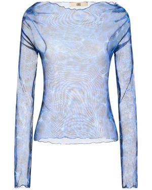 KNWLS Top Polyester, Elastane - Blue