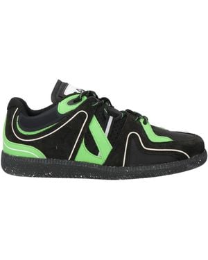 Ganni Trainers Textile Fibres, Leather - Green