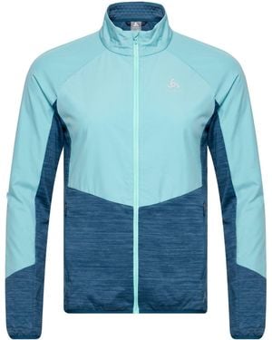 Odlo Jacket Polyester, Elastane - Blue