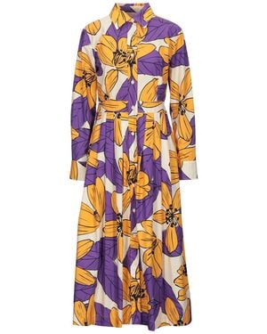 Jucca Midi Dress Cotton - White