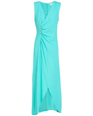 ViCOLO Maxi Dress Polyester, Elastane - Blue