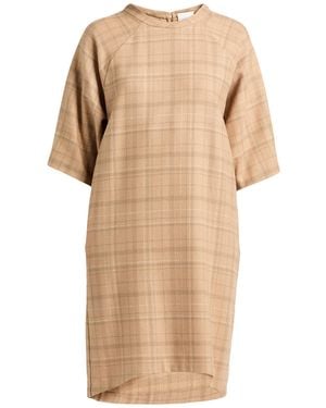 Ballantyne Camel Midi Dress Wool, Cashmere - Natural