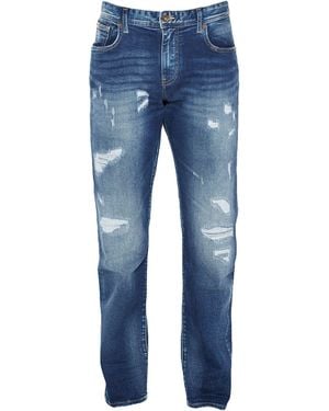ARMANI EXCHANGE Jeans Cotton, Polyester, Elastane - Blue