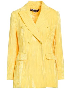 Nora Barth Blazer Viscose, Polyester, Stipa Tenacissima - Yellow