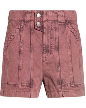 Isabel Marant Denim Shorts - Red