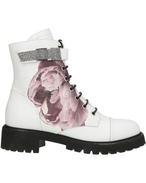 Giuseppe Zanotti Ankle Boots Leather - White