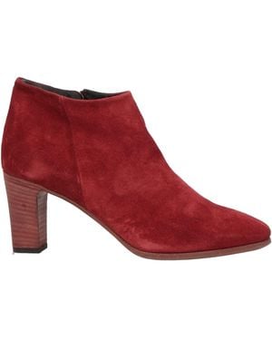 Pantanetti Ankle Boots - Red