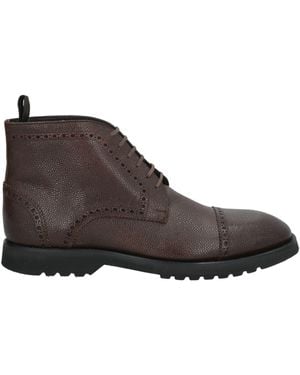 Tom Ford Dark Ankle Boots Leather - Brown