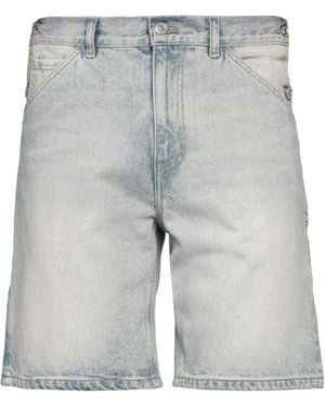 Courreges Denim Shorts Cotton - Grey