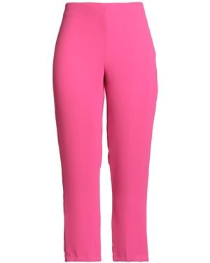Gai Mattiolo Love To Love Fuchsia Trousers Polyester - Pink