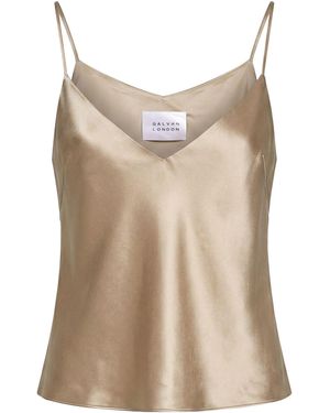 Galvan London Sand Top Triacetate, Polyester - Natural