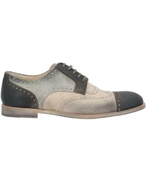 Dolce & Gabbana Light Lace-Up Shoes Calfskin - Grey