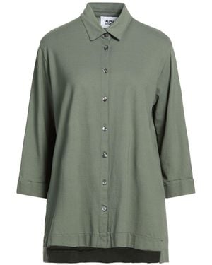 Alpha Studio Shirt Cotton, Elastane - Green