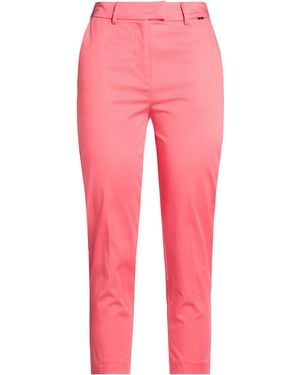 Fracomina Coral Pants Cotton, Elastane - Pink