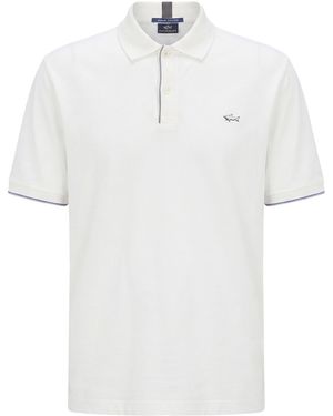Paul & Shark Polo Shirt Cotton - White